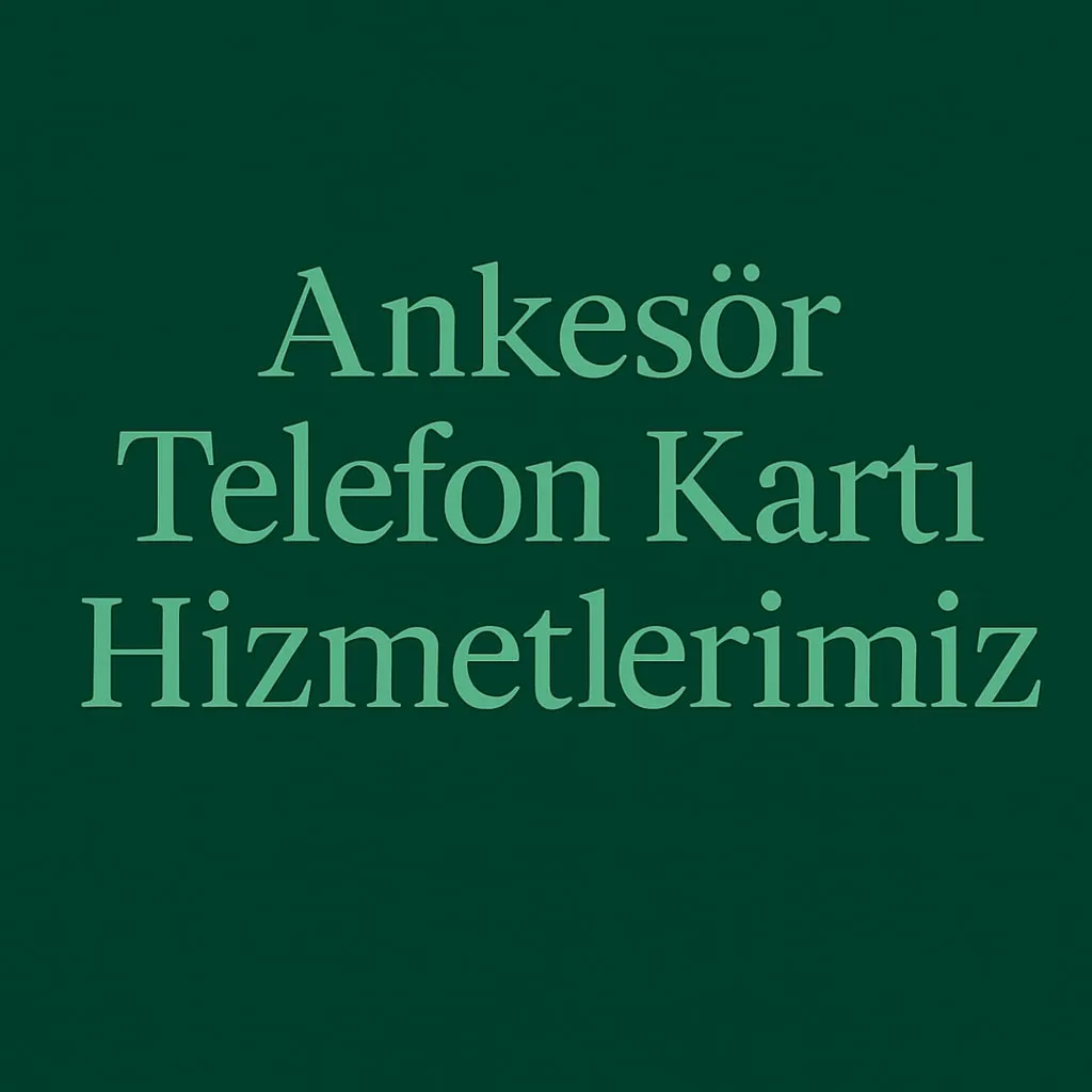 Ankesörlü Telefon Kartı Nasıl Kullanılır